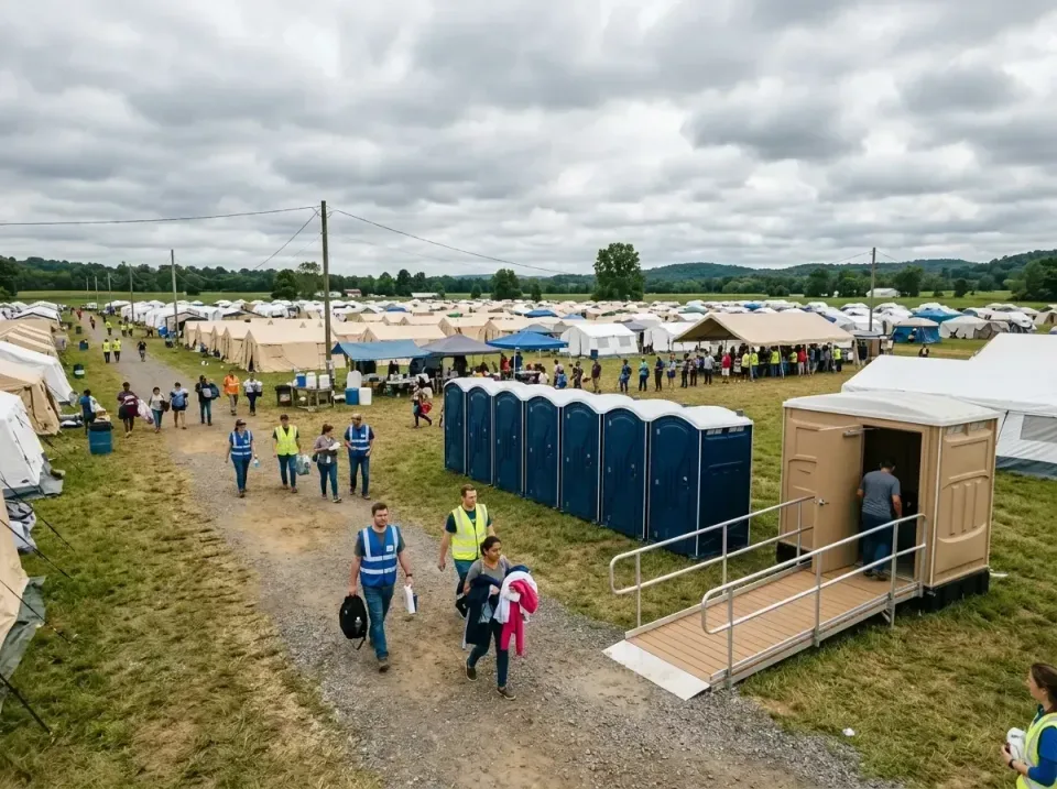 disaster-relief-camp-restrooms-010 — frequently asked questions, Dumpster & Portable Bathrooms Rental in South Haven, IN